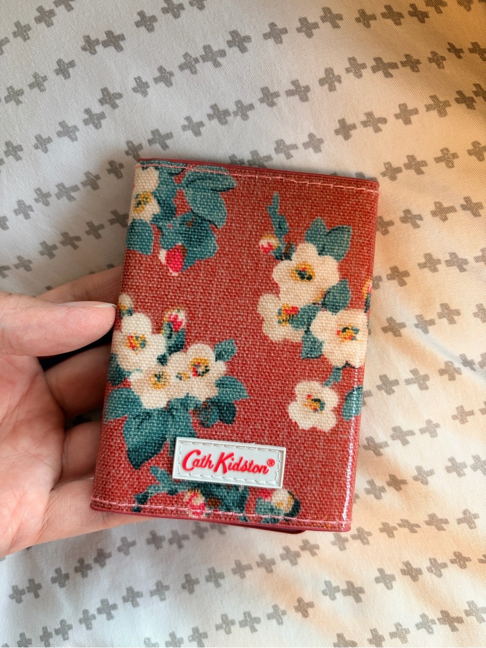 Cath Kidston Coral Floral cardholder